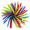 Pailles à boire Papstar Pure, pour milk-shakes, jetables, L 250 x Ø 8 mm, en papier certifié FSC®, couleurs assorties, 500 pièces.