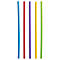 Pailles à boire Papstar Pure, pour milk-shakes, jetables, L 250 x Ø 8 mm, en papier certifié FSC®, couleurs assorties, 500 pièces.