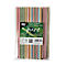Pailles à boire Papstar Zig-Zag, jetables, L 200 x Ø 6 mm, en papier certifié FSC®, couleurs assorties, 100 pièces.