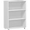 PALENQUE boekenkast, 3 OH, B 800 x D 400 x H 1104 mm, lichtgrijs