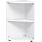PALENQUE hoek boekenkast, 2 OH, B 400 x D 400 x H 752 mm, wit