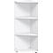 PALENQUE hoek boekenkast, 3 OH, B 400 x D 400 x H 1104 mm, wit