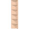 PALENQUE hoek boekenkast, 6 OH, B 400 x D 400 x H 2160 mm, beukendecor