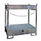 Palette à fûts Bauer FSP-2, ouverture latérale, pour 2 fûts de 200 L, galvanisé