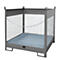 Palette à fûts Bauer FSP-4 D, pour 4 fûts de 200 L, gris