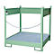 Palette à fûts Bauer FSP-4, ouverture latérale, pour 4 fûts de 200 L, vert
