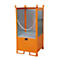 Palette à fûts Bauer, volume de rétention 210 L, orange