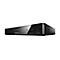 Schwarzer Panasonic Blu-ray Player DMP-BDT167 vor weißem Hintergrund mit USB-Anschluss und Power-Leuchte.