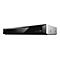 Panasonic Blu-ray-Rekorder DMR-BST765 in Silber und Schwarz vor weißem Hintergrund.