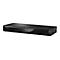 Schwarzer Panasonic Blu-ray-Player. Auf dem Display steht „ZDF HD“.
