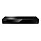 Schwarzer Panasonic Blu-Ray-Player, DP-UB424, auf weißem Hintergrund.