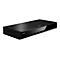 Schwarzer Panasonic Blu-Ray Player. Auf der Anzeige steht 0:00.00. Auf der Oberseite steht Ultra HD.