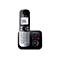 Panasonic KX-TG6821 - Schnurlostelefon - Anrufbeantworter mit Rufnummernanzeige - DECT - Schwarz