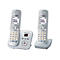 Panasonic KX-TG6822 - Schnurlostelefon - Anrufbeantworter mit Rufnummernanzeige - DECT - Pearly Silver + zusätzliches Handset