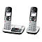 Panasonic KX-TGE522GS - Schnurlostelefon - Anrufbeantworter mit Rufnummernanzeige - DECT - dreiweg Anruffunktion + zusätzliches Handset
