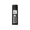 Panasonic KX-TGK220 - Schnurlostelefon - Anrufbeantworter mit Rufnummernanzeige - DECTGAP - dreiweg Anruffunktion - Schwarz
