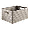 Panier de rangement Rotho COUNTRY, volume 18 l, format A4, sans couvercle, empilable, L 368 x l 278 x H 191 mm, PP, cappuccino