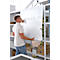 Panneau à suspendre ORDO Professional - acier - l. 750 x P 800 x H 40 mm - réglable en hauteur - charge max. 140 kg - blanc trafic RAL 9016
