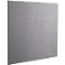 Panneau acoustique mural - polyester aspect feutre - carré - l. 500 x H 500 mm - - difficilement inflammable selon DIN 4102 (B1) -gris de sécurité RAL 7004