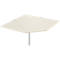 Panneau angulaire système, CAD, pied, L 1200 mm x P 1200 mm, érable/alu blanc