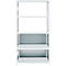 Panneau arrière pour rayonnage ORDO Industry - acier - l. 950 x H 1000 mm - magnétique – acier galvanisé