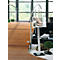 Panneau d'affichage Durable Crystal Sign, format A3 vertical &amp; horizontal, réglable en hauteur &amp; pivotant, avec 2 films &amp; instructions, aluminium &amp; verre acrylique, argent métallisé