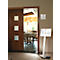 Panneau d'affichage Durable Crystal Sign, format A3 vertical &amp; horizontal, réglable en hauteur &amp; pivotant, avec 2 films &amp; instructions, aluminium &amp; verre acrylique, argent métallisé