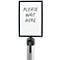 Panneau d'iinformation pour potelet GUIDELINE, l. 240 x H 400 mm