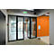Panneau d'information Durable, avec cadre à clipser DIN A4, format vertical &amp; horizontal, réglable en hauteur, aluminium &amp; polystyrène, argenté
