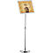 Panneau d'information Durable, avec cadre pliable DIN A3, format vertical &amp; horizontal, réglable en hauteur, aluminium &amp; polystyrène, argenté