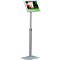 Panneau d'information Update Display, DIN A4, réglable en hauteur, inclinable, cadre pliable 25 mm, aluminium, argenté