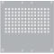 Panneau latéral, pour tables de travail Universal Spezial/Ergo, pour profondeur de 800 mm, L. 592 x H 628, alu argent RAL 9006