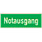 Panneau « Notausgang » (« Sortie de secours »), film, phosphorescent (FHL)