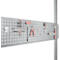 Panneau perforé à outils, pour largeur de table de 1750 mm, pour les séries Universal/Profi, alu argent RAL 9006