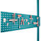 Panneau perforé à outils, pour largeur de table de 1750 mm, pour les séries Universal/Profi, bleu aquatique RAL 5021