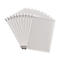 Panneaux d'affichage antibactériens Tarifold, pour système de panneaux d'affichage Sterifold, format portrait A4, à dessus ouvert, PVC, blanc, 10 pcs.