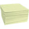 Paños de vellón para encuadernación CLASSIC pesados, 3 capas, capacidad total de absorción 80 litros, especialmente para encuadernación química, L 500 x A 400 mm, vellón, amarillo, 100 unidades