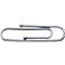 Paperclips, met bolvormig uiteinde, gegalvaniseerd, 1000 stuks, lengte 32 mm