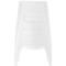 Paperflow BELLINI barkruk, zithoogte 46 mm, 4-poots frame, polypropeen, wit, 2 stuks