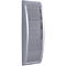 Paperflow Quickfit portafolletos de pared, 5 compartimentos en formato DIN A5, An 228 x P 95 x Al 650 mm, poliestireno, color aluminio