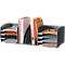 Paperflow Schreibtisch-Organizer, 8 Fächer, Trennelemente verstellbar, schwarz