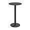 Paperflow table d'extérieur Cross, ronde, pied assiette, ⌀ 600 x H 1100 mm, noir/noir mat