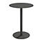 Paperflow table d'extérieur Cross, ronde, pied assiette, ⌀ 800 x H 1100 mm, noir/noir mat