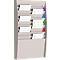 Paperflow wandfolderhouder A4, 2x10 vakken, grijs
