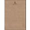 Papier à motif Sigel 'Christmas with Apples', DIN A4, 90 g/m2, 100 feuilles, papier kraft brun