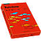 Papier coloré pour copieur Rainbow Mondi, format A3, 80 g/m², rouge intense, 1 bloc = 500 feuilles