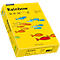 Papier coloré pour copieur Rainbow Mondi, format A4, 120 g/m², jaune intense, 1 bloc = 250 feuilles