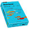 Papier coloré pour copieur Rainbow Mondi, format A4, 160 g/m², bleu, 1 bloc = 250 feuilles