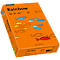 Papier coloré pour copieur Rainbow Mondi, format A4, 160 g/m², orange intense, 1 bloc = 250 feuilles