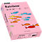 Papier coloré pour copieur Rainbow Mondi, format A4, 160 g/m², rose, 1 bloc = 250 feuilles